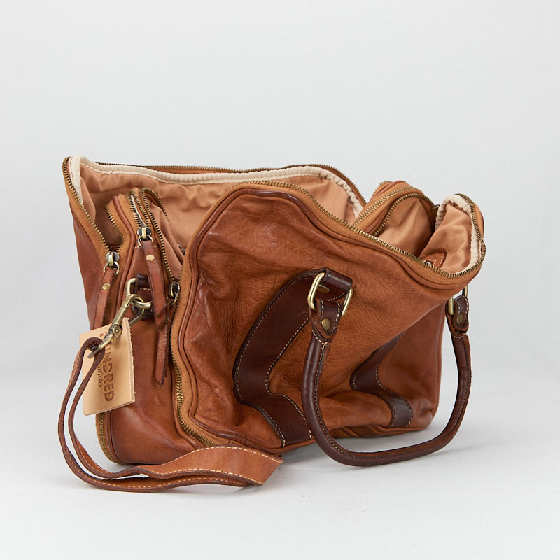 HNDBAG02 - Garment Dyed Buffalo Handbag - HUNDRED100®