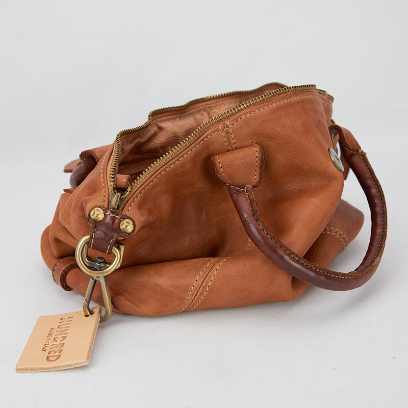 HNDBAG03 - Garment dyed buffalo handbag - HUNDRED100®