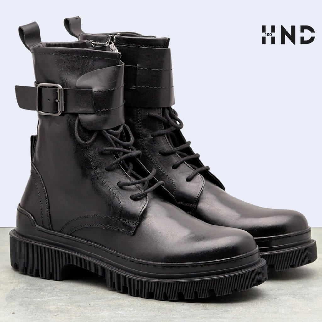 Combat Boots New Rock Milano GEORGE Men's Lace-up Ankle