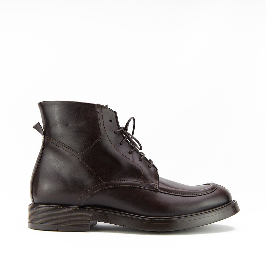 GLIKER TESTA DI MORO Men's Lace-up Ankle Boot in Calf Leather HUNDRED100®