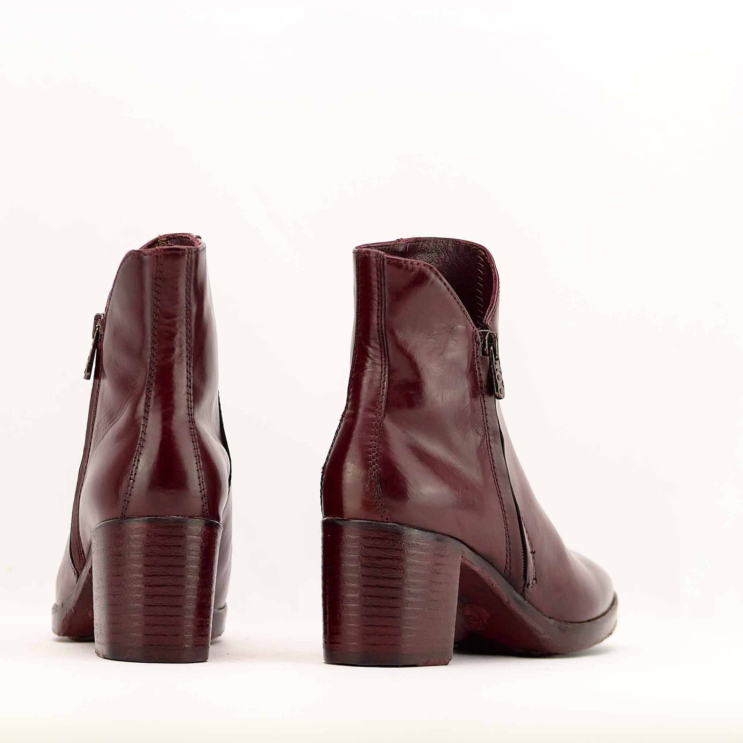 HELEN BORDEAUX - Stivaletto con Zip Donna - HUNDRED100® - HUNDRED100