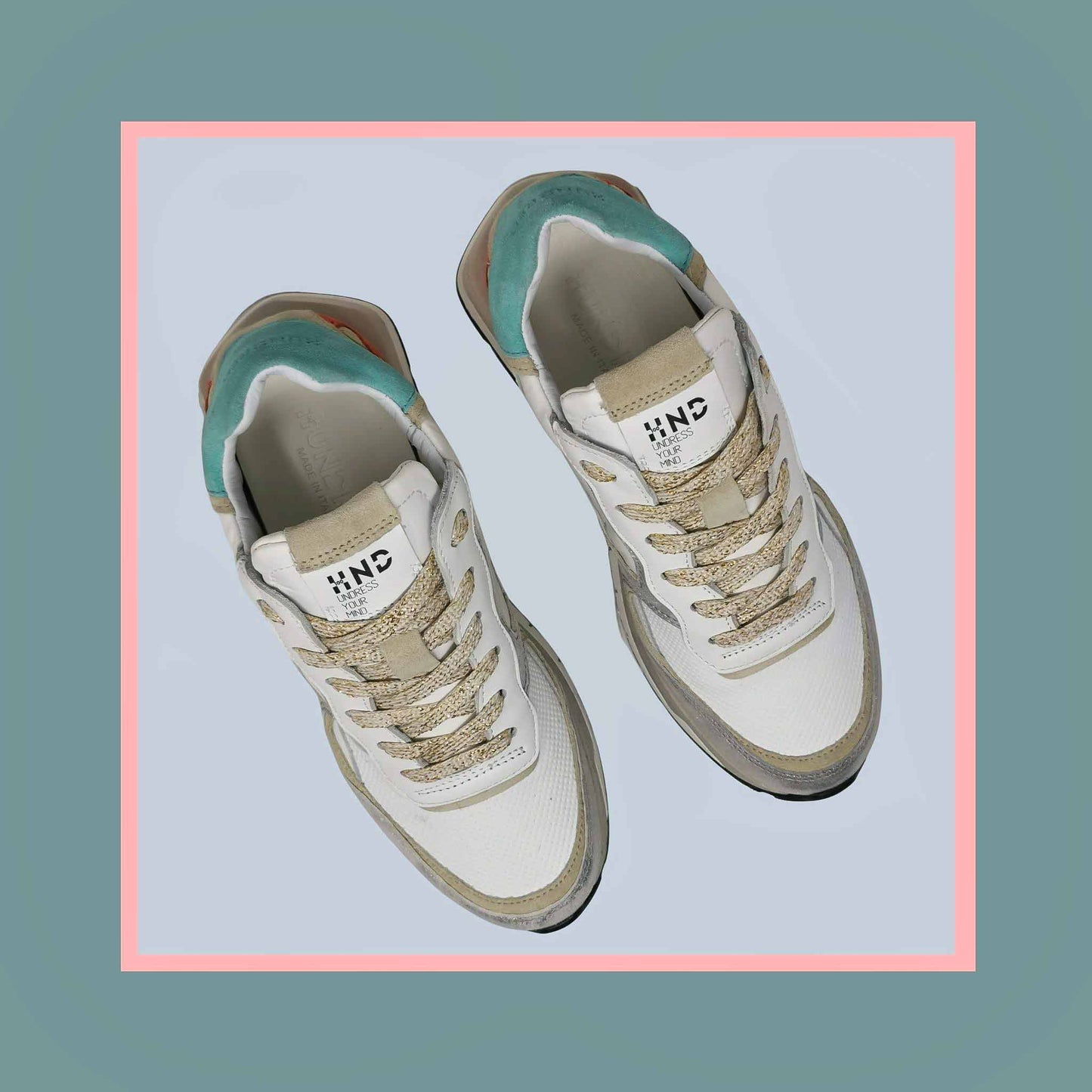 HND12 - Leather Sneaker Donna - HUNDRED100® - HUNDRED100