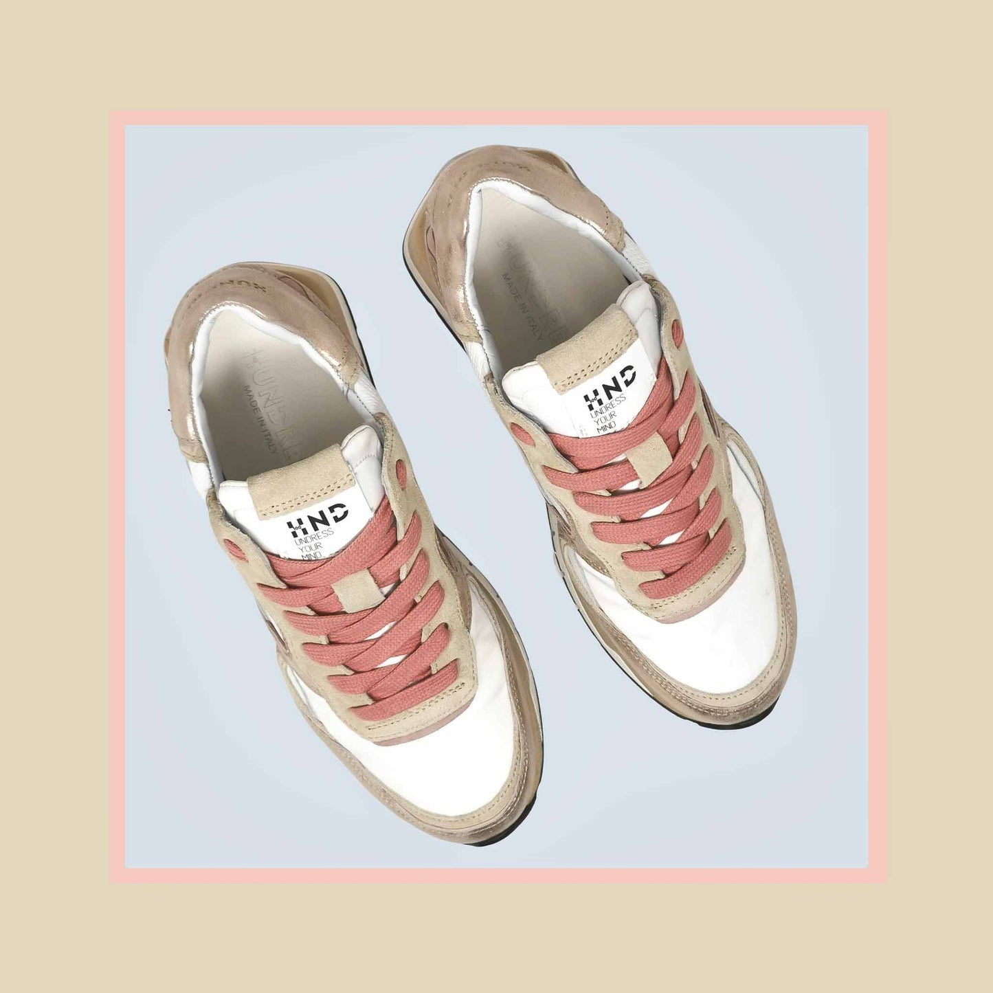 HND16 - Leather Sneaker Donna - HUNDRED100® - HUNDRED100