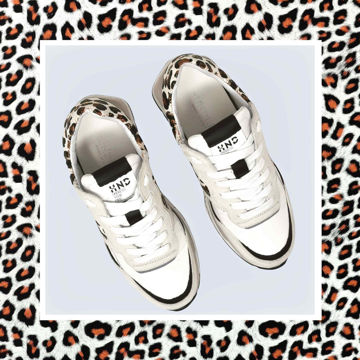 HND19 - Leather Sneaker Donna - HUNDRED100® - HUNDRED100