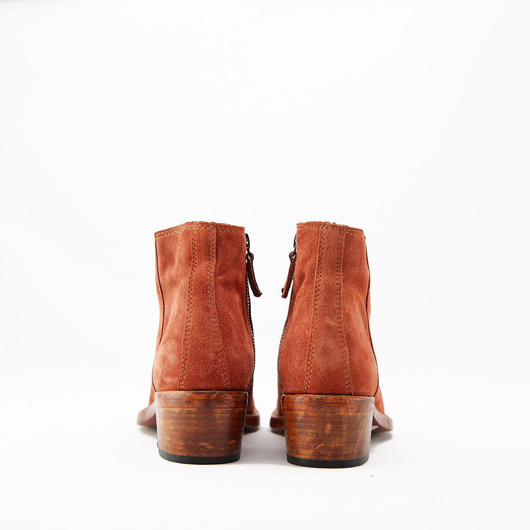 KALAM BRANDY - Stivaletto con Zip Donna in Camoscio - HUNDRED100® - HUNDRED100