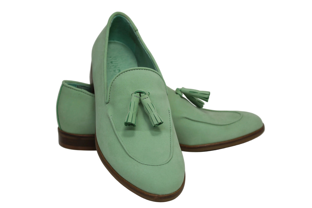 POSITANO VERDE - Mocassino con nappine Donna - HUNDRED100®