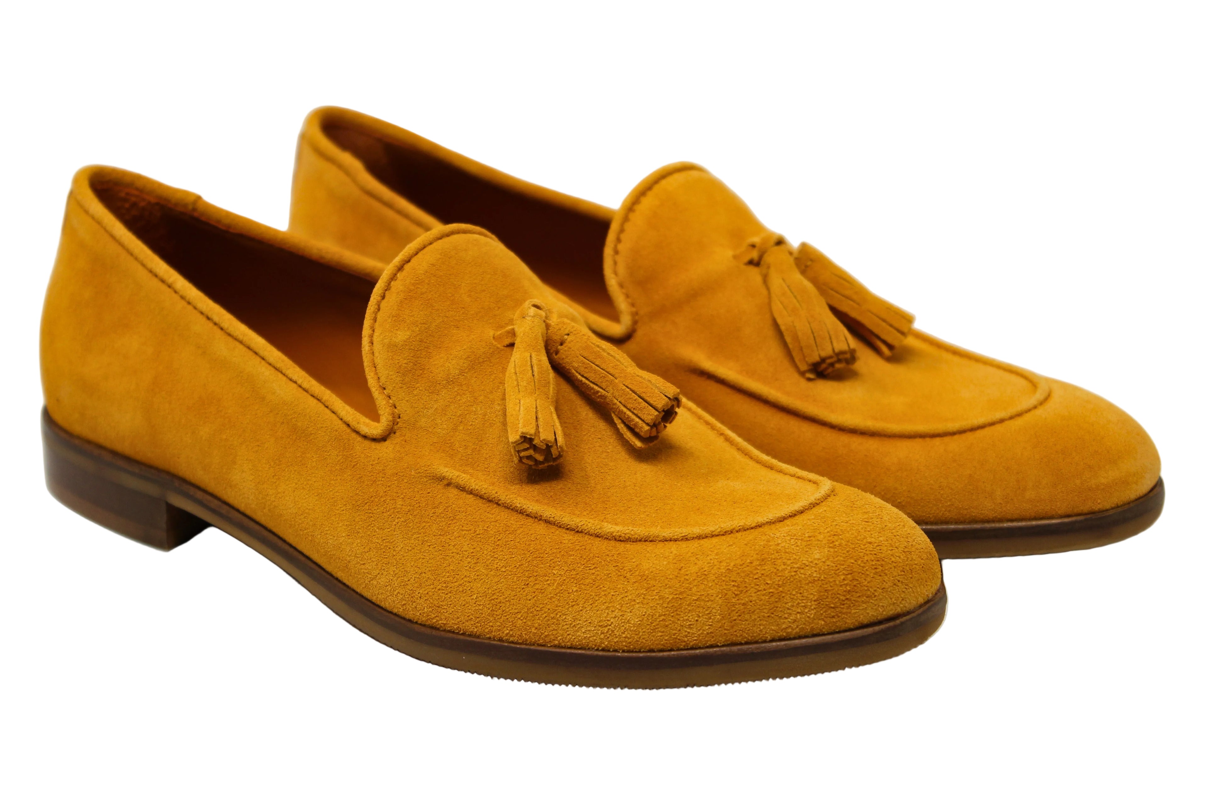 POSITANO GIALLO - Mocassino con nappine Donna - HUNDRED100®