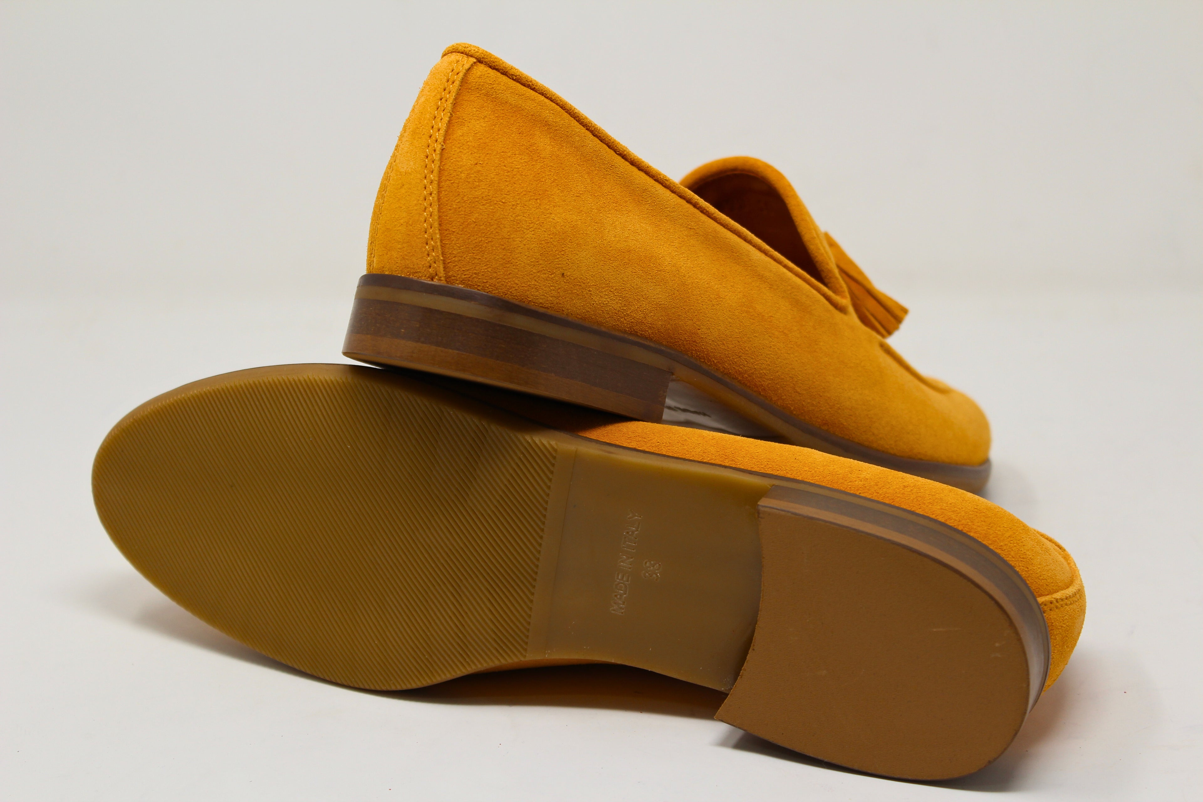 POSITANO GIALLO - Mocassino con nappine Donna - HUNDRED100®