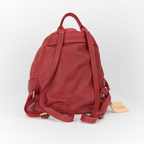 HNDBACKPACK01 - Garment dyed buffalo leather backpack - HUNDRED100®