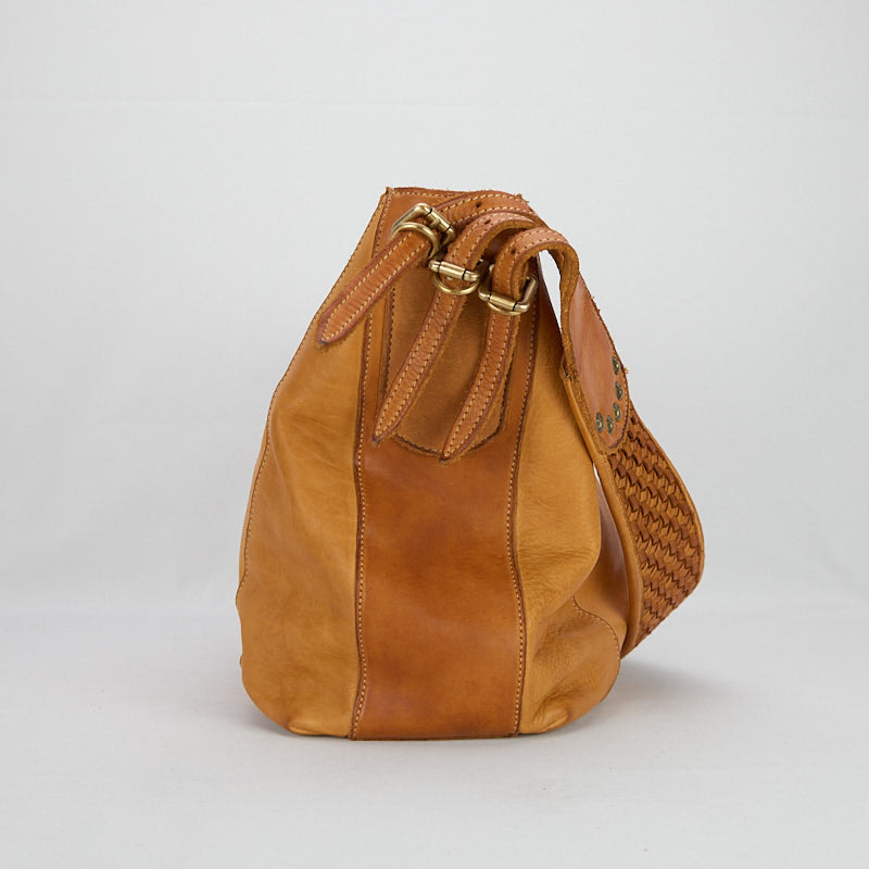 HNDBAG01 - Borsa a Tracolla in Bufalo Tinto in Capo - HUNDRED100®