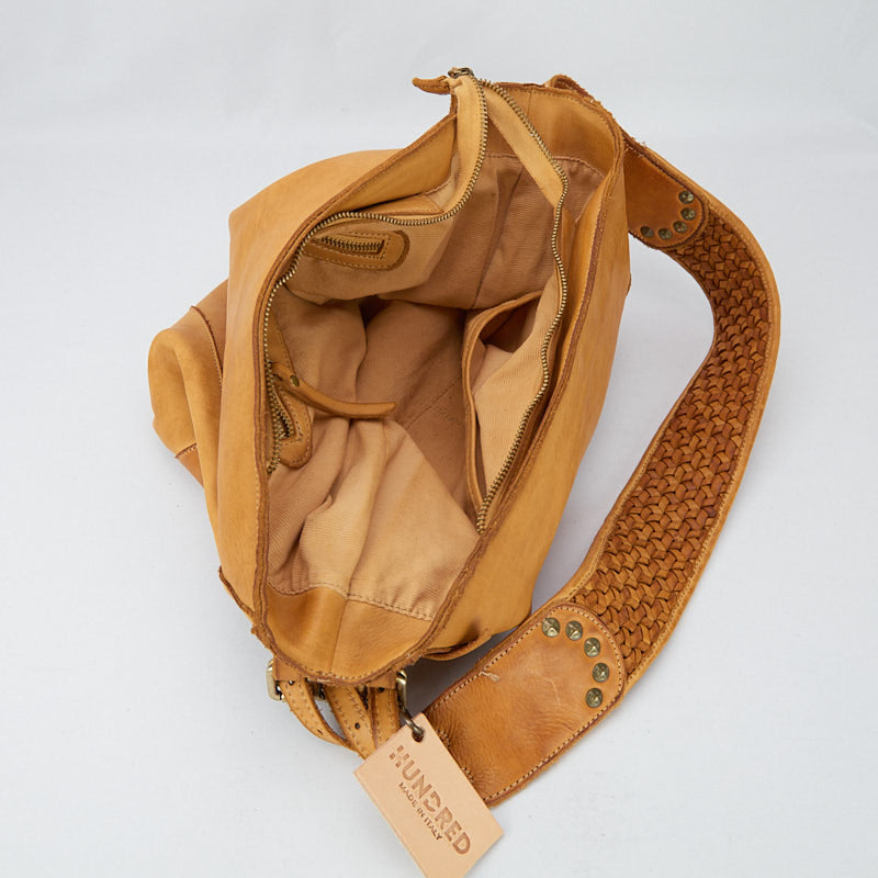 HNDBAG01 - Garment Dyed Buffalo Shoulder Bag - HUNDRED100®
