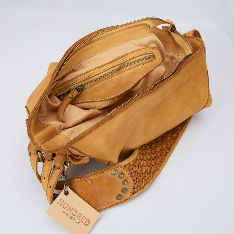 HNDBAG01 - Garment Dyed Buffalo Shoulder Bag - HUNDRED100®