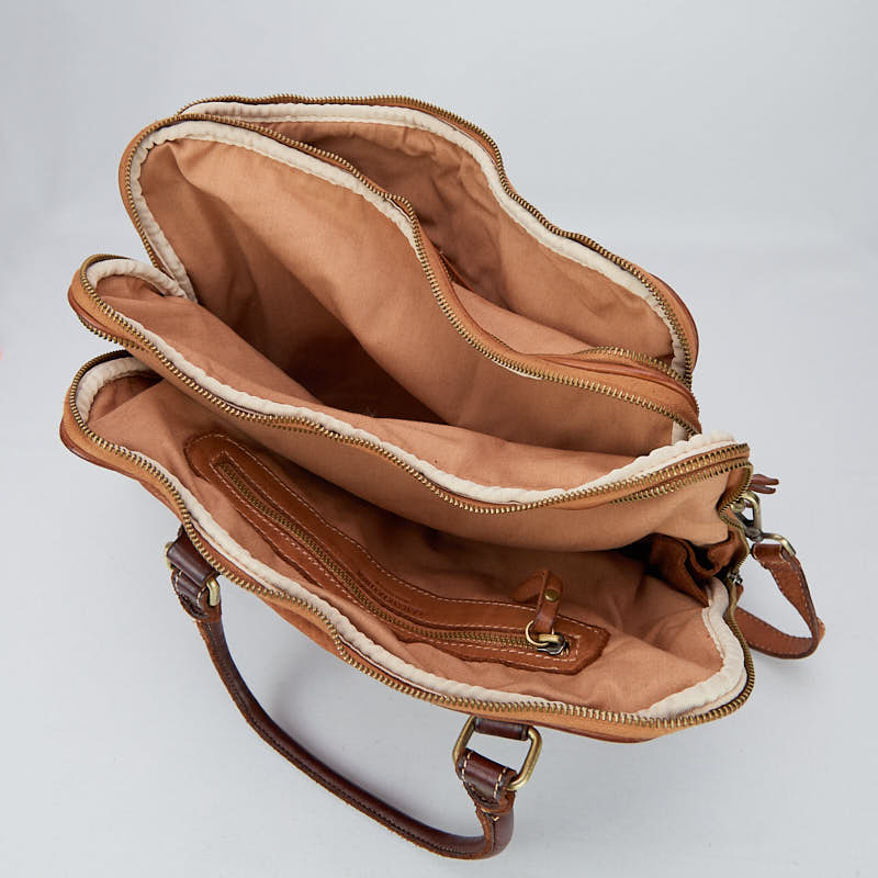 HNDBAG02 - Garment Dyed Buffalo Handbag - HUNDRED100®