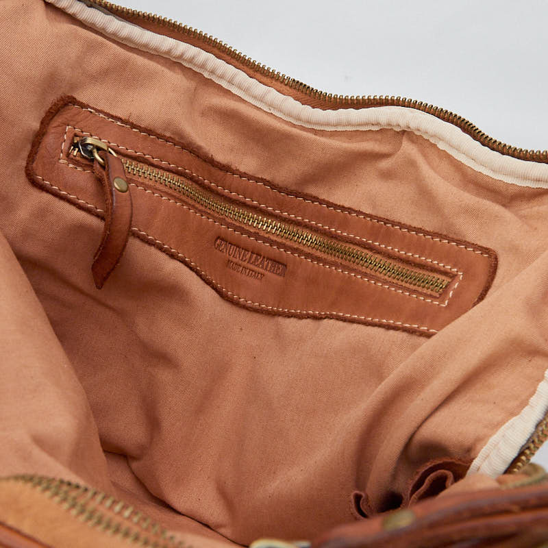 HNDBAG02 - Garment Dyed Buffalo Handbag - HUNDRED100®