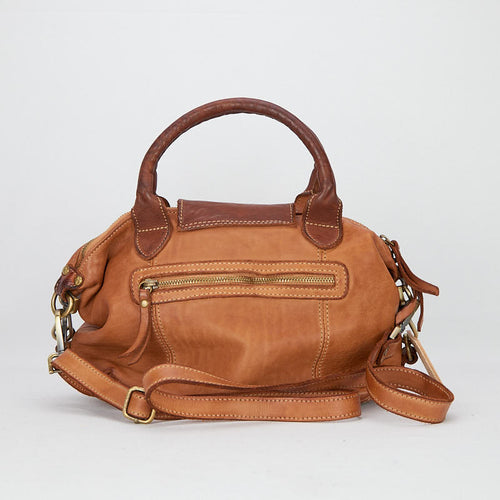 HNDBAG03 - Garment dyed buffalo handbag - HUNDRED100®