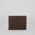 HNDWALLET02 - Men's Wallet in Garment Dyed Buffalo Leather - HUNDRED100®