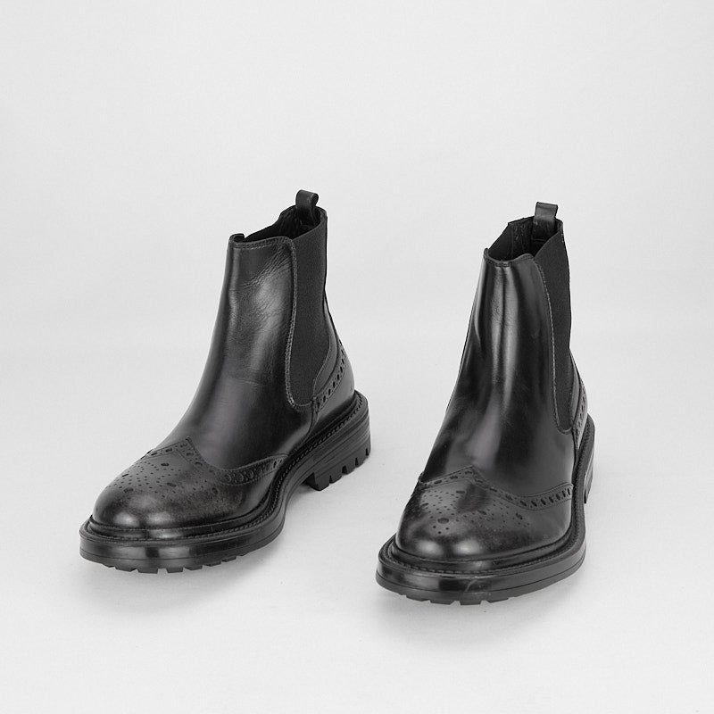 NESTOR - Men's Calf Leather Chelsea Boot Asport - HUNDRED100®