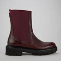 ARMOR - Women's Chelsea Boot in Bordeaux Vegetable Buffalo - HUNDRED100®