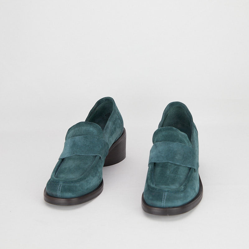 BUKRA PETROL - Women's Suede moccasin - HUNDRED100®