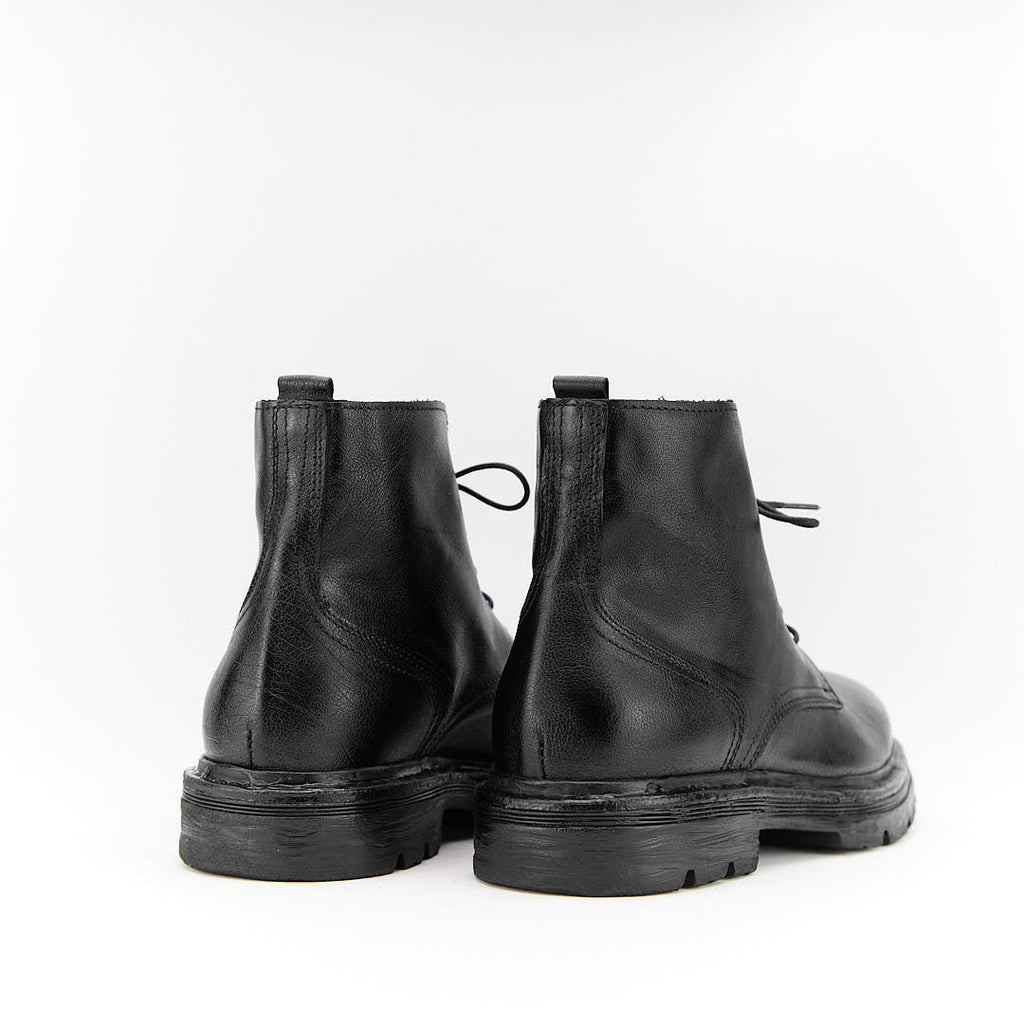 ADAM NERO - Stivaletto Stringato Uomo in Pelle di Bufalo - HUNDRED100® - HUNDRED100