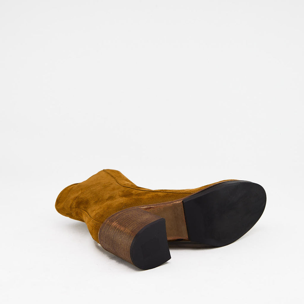 ARAPEY CURRY - Stivaletto con Zip Donna in Camoscio - HUNDRED100® - HUNDRED100