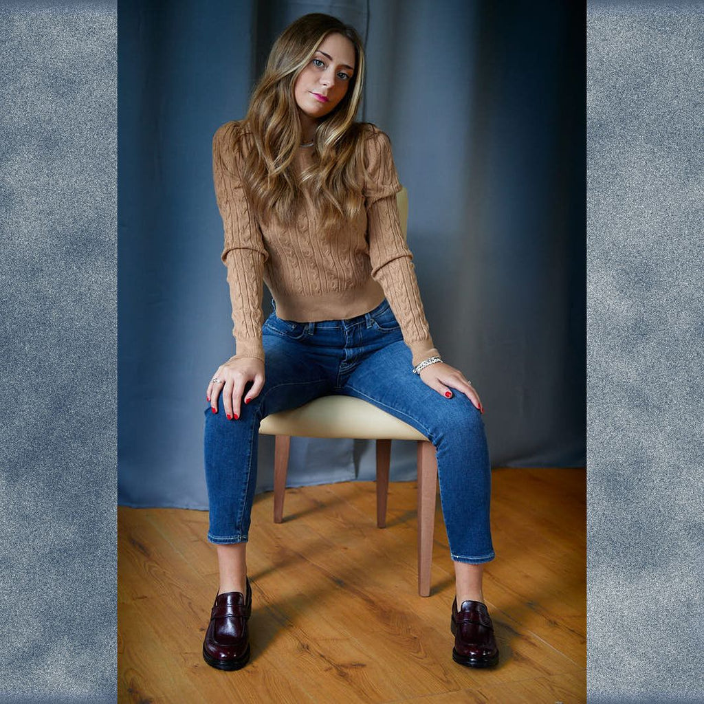 AZER - Mocassino Donna in Pelle di Bufalo Tinto in Capo - HUNDRED100® - HUNDRED100