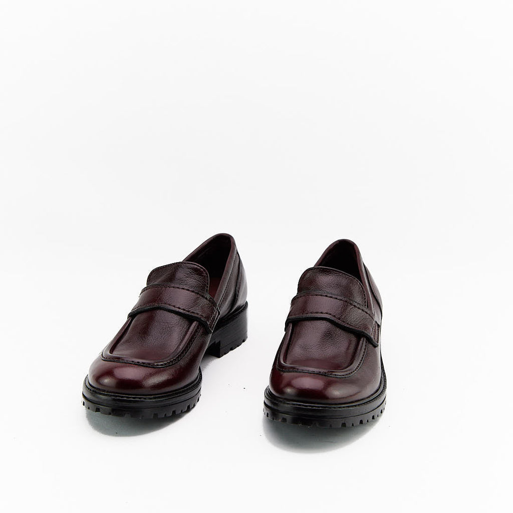 AZER - Mocassino Donna in Pelle di Bufalo Tinto in Capo - HUNDRED100® - HUNDRED100