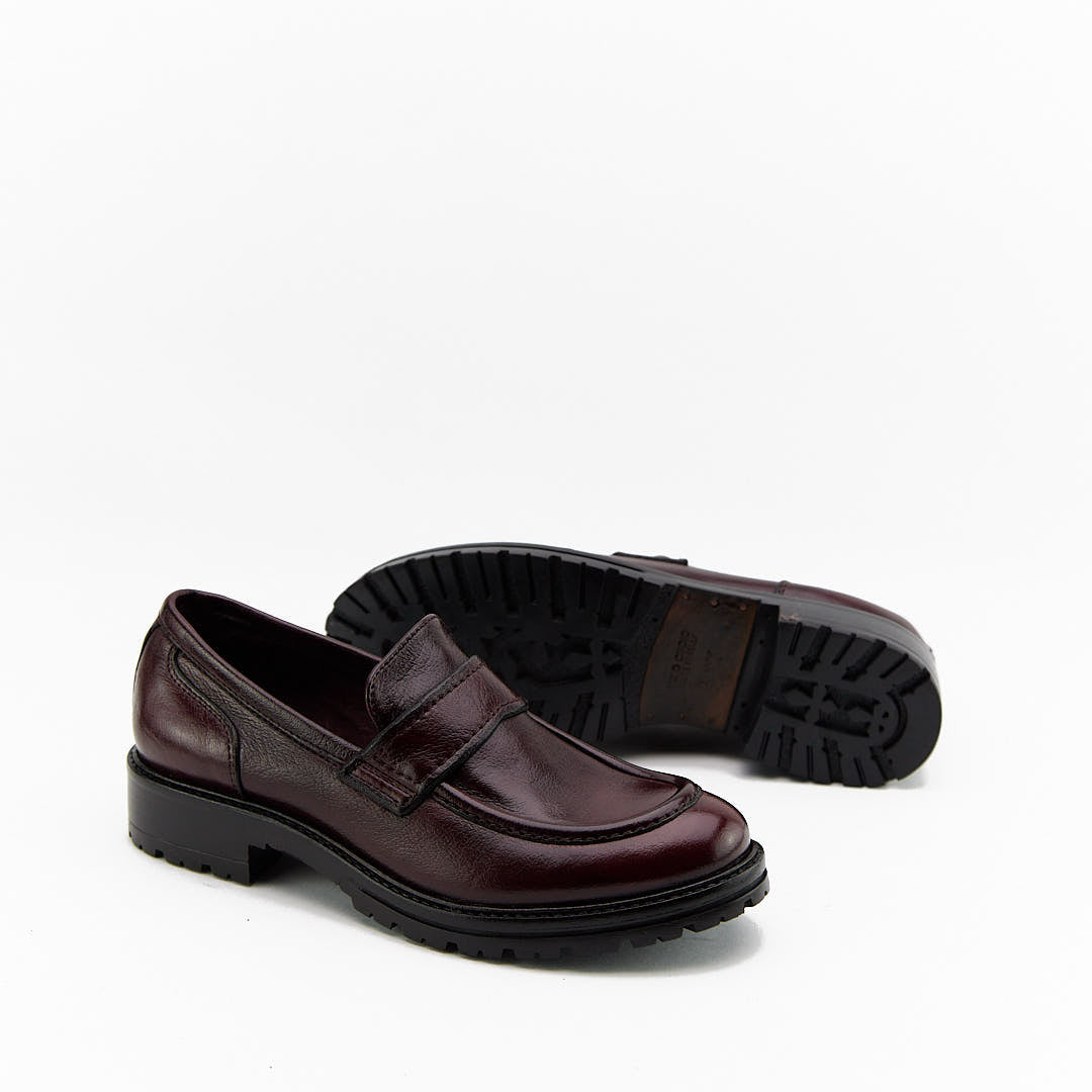 AZER - Mocassino Donna in Pelle di Bufalo Tinto in Capo - HUNDRED100® - HUNDRED100