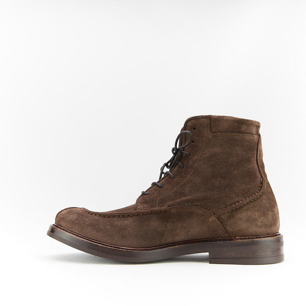 CHESTER EBANO - Stivaletto Stringato Uomo in Camoscio - HUNDRED100® - HUNDRED100