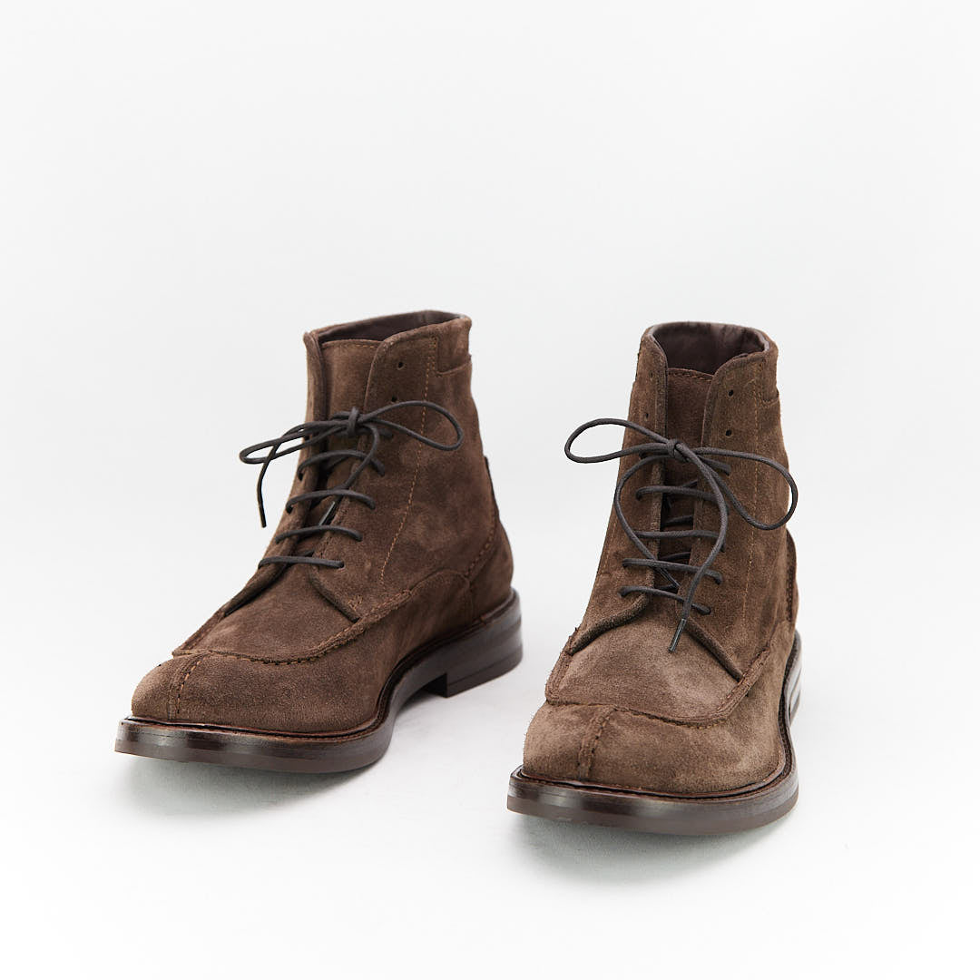 CHESTER EBANO - Stivaletto Stringato Uomo in Camoscio - HUNDRED100® - HUNDRED100