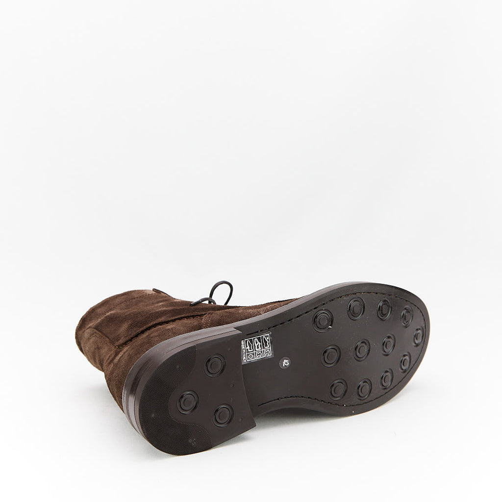 CHESTER EBANO - Stivaletto Stringato Uomo in Camoscio - HUNDRED100® - HUNDRED100