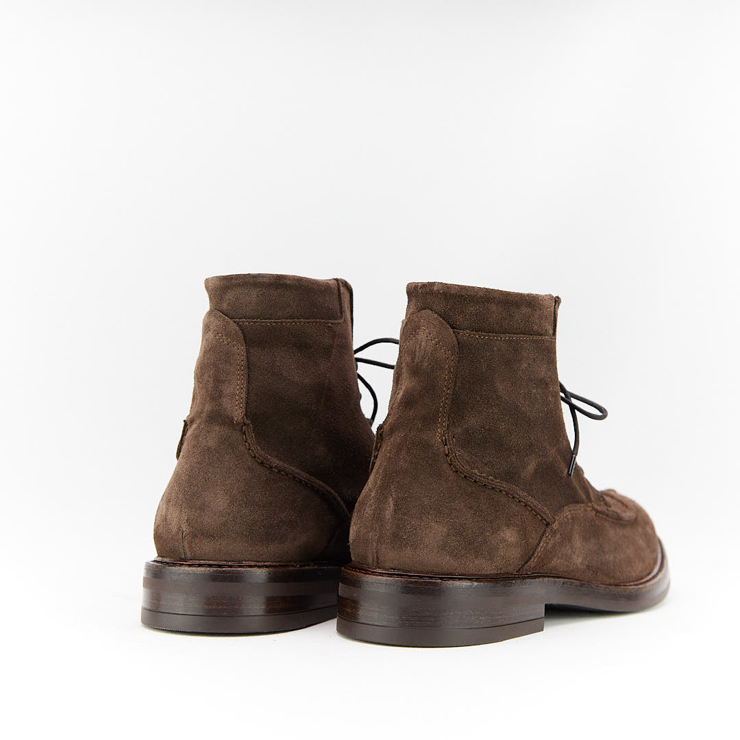 CHESTER EBANO - Stivaletto Stringato Uomo in Camoscio - HUNDRED100® - HUNDRED100