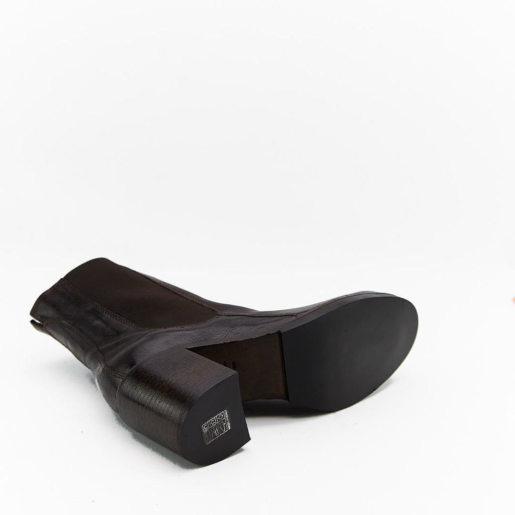 CINZEL TESTA DI MORO - Stivaletto Chelsea Donna in Pelle di Bufalo - HUNDRED100® - HUNDRED100