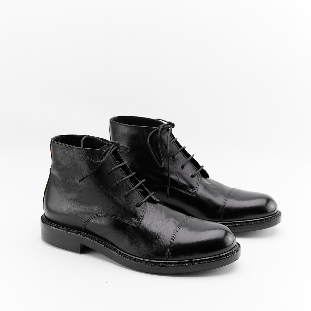 CRUISER - Stivaletto Stringato Uomo in Pelle di Vitello - HUNDRED100® - HUNDRED100