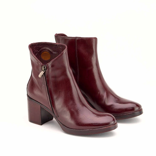 HELEN BORDEAUX - Stivaletto con Zip Donna - HUNDRED100® - HUNDRED100
