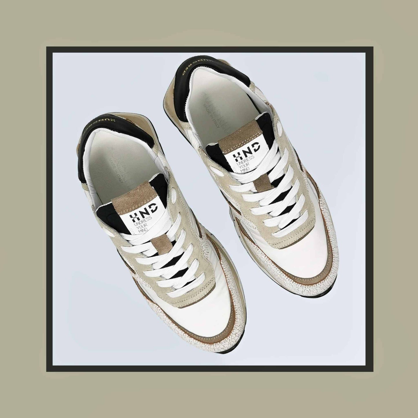 HND06 - Leather Sneaker Uomo - HUNDRED100® - HUNDRED100