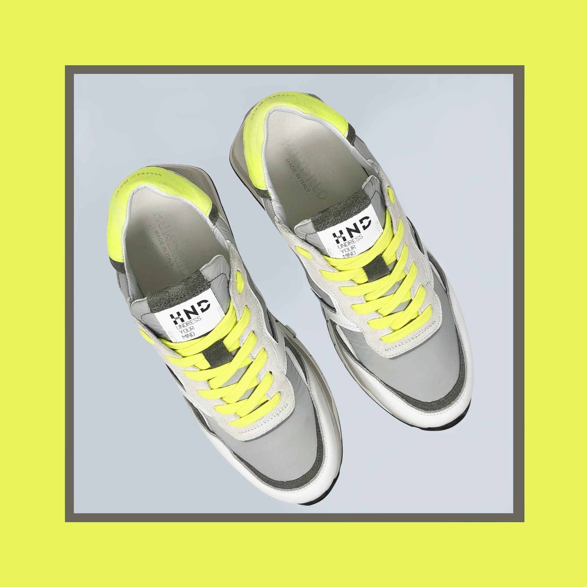 HND08 - Leather Sneaker Uomo - HUNDRED100® - HUNDRED100