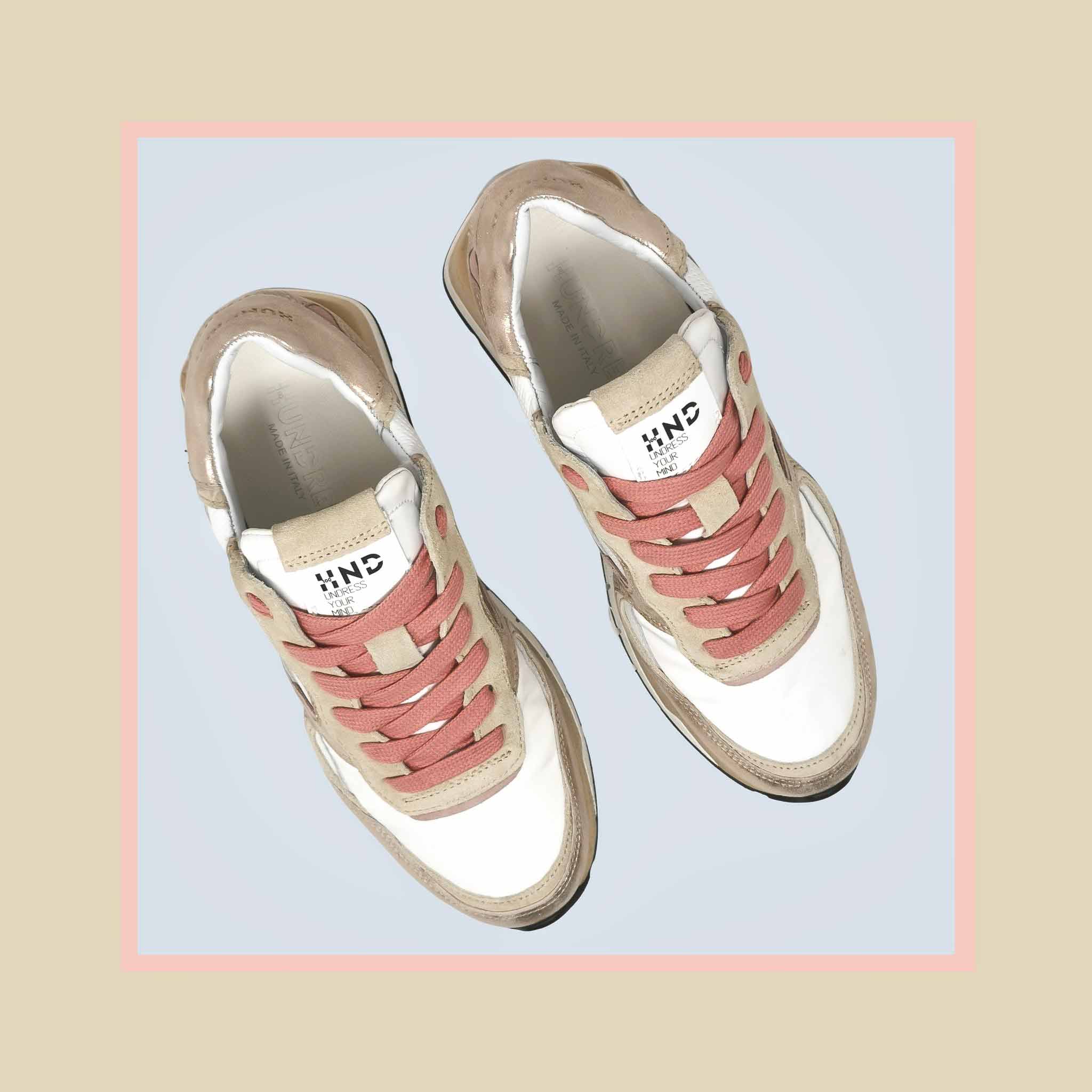 HND16 - Leather Sneaker Donna - HUNDRED100® - HUNDRED100