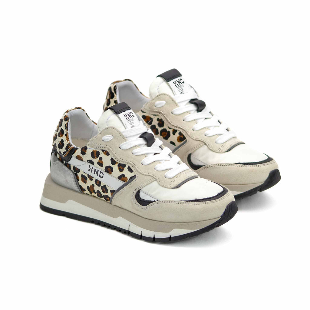 HND19 - Leather Sneaker Donna - HUNDRED100® - HUNDRED100