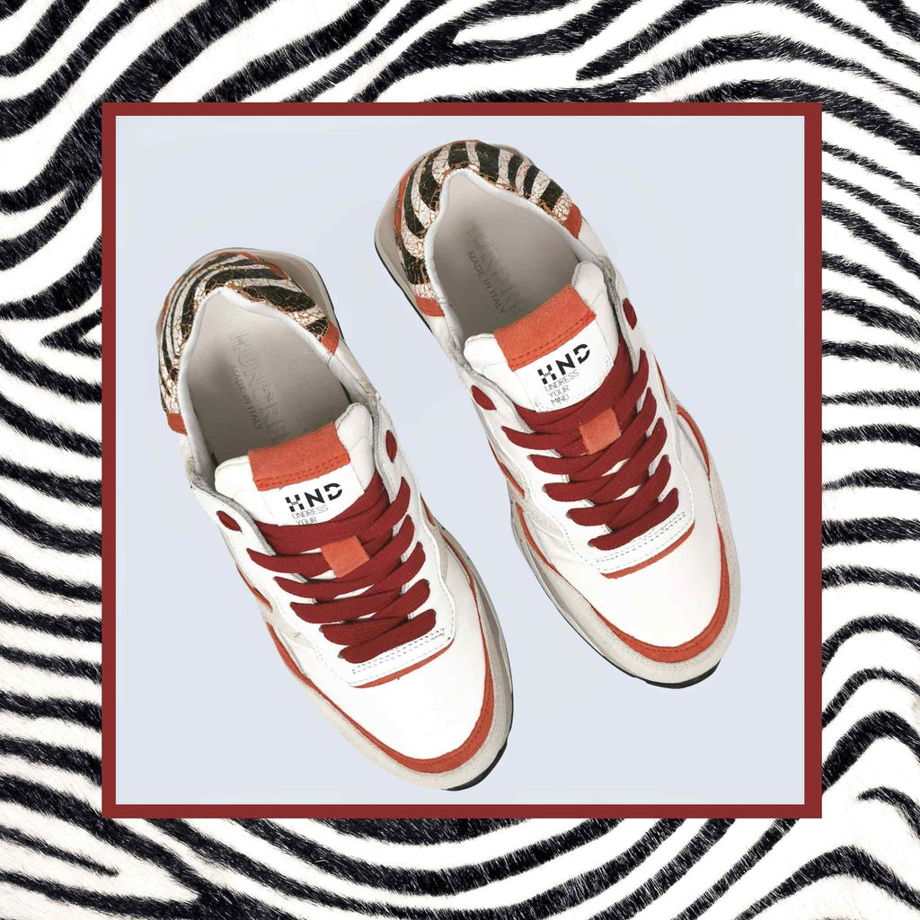 HND20 - Leather Sneaker Donna - HUNDRED100® - HUNDRED100