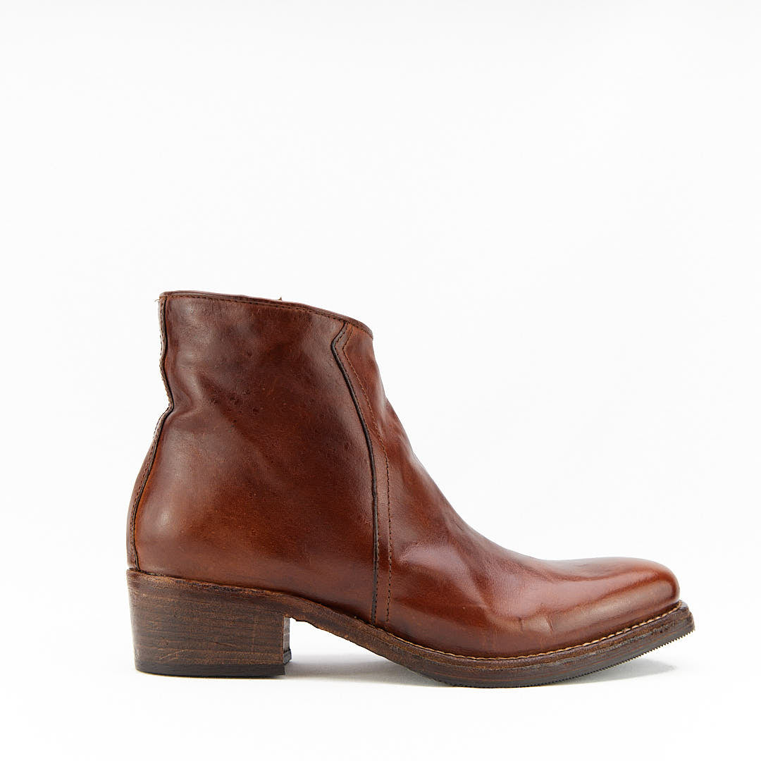 INDAM CUOIO - Stivaletto con Zip Donna in Vitello Vegetale - HUNDRED100® - HUNDRED100