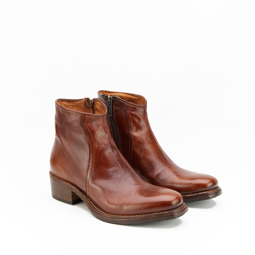 INDAM CUOIO - Stivaletto con Zip Donna in Vitello Vegetale - HUNDRED100® - HUNDRED100