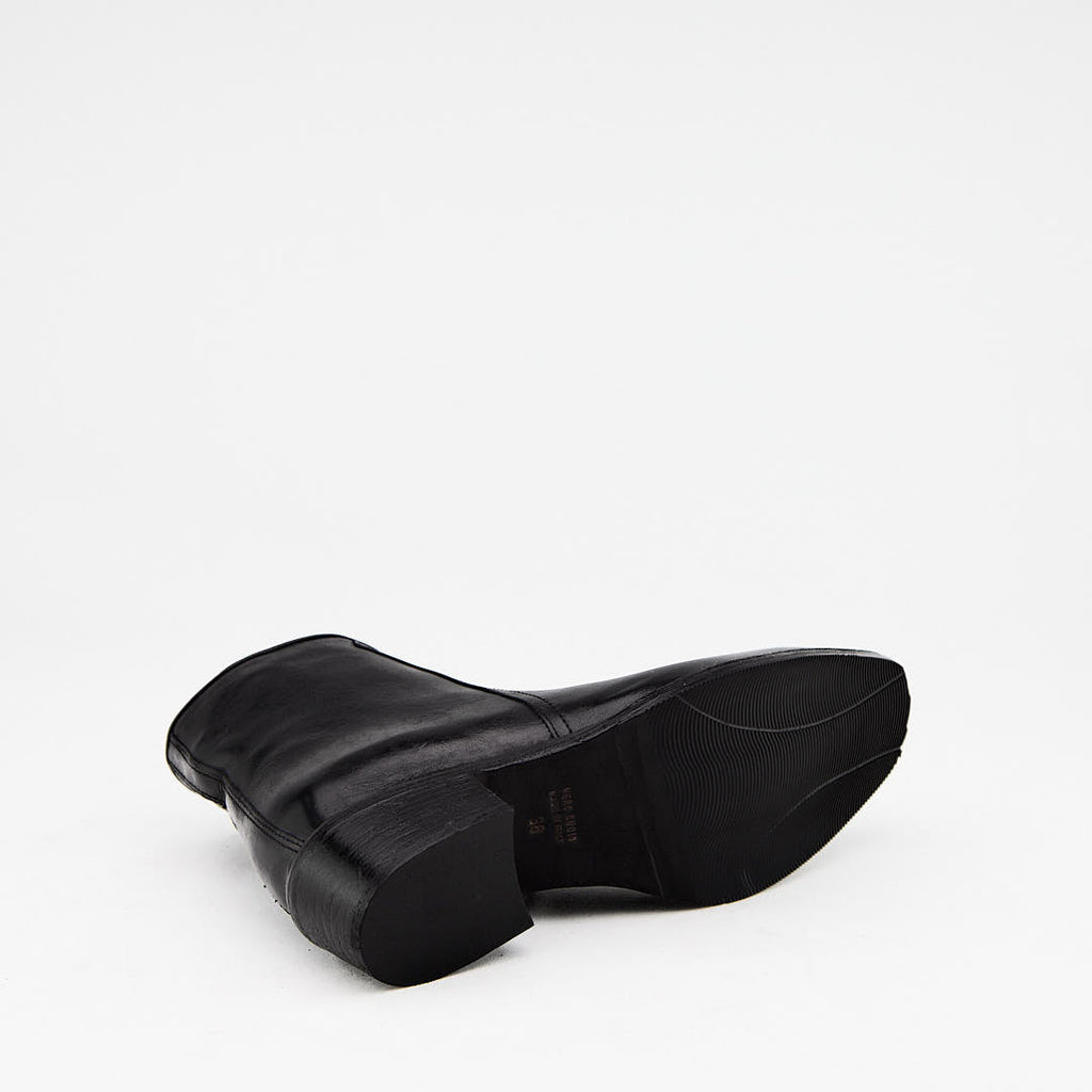 INDAM NERO - Stivaletto con Zip Donna in Vitello Vegetale - HUNDRED100® - HUNDRED100