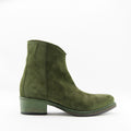 JOSEFIN VERDE - Stivaletto con Zip Donna in Camoscio - HUNDRED100® - HUNDRED100