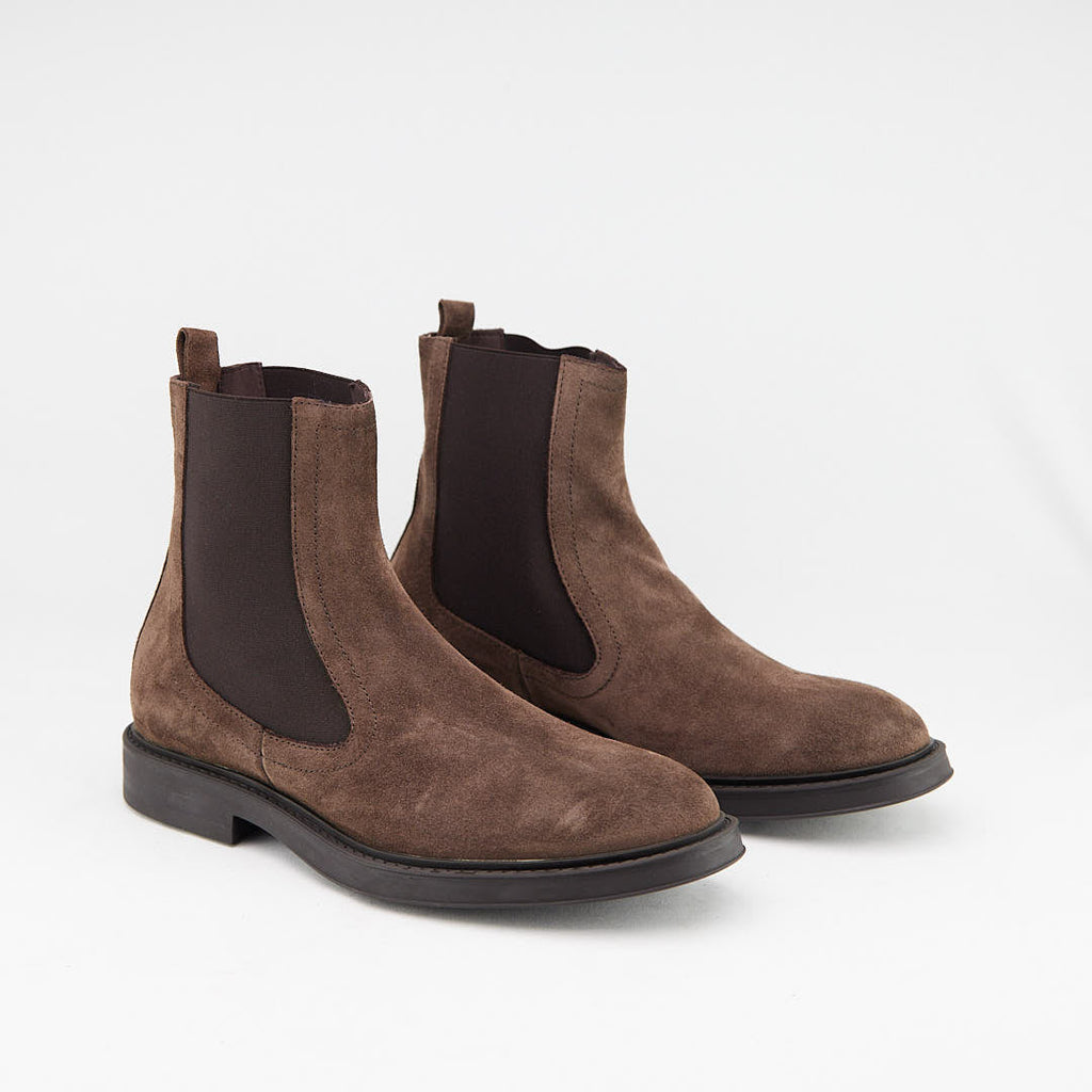 KAFESAT EBANO - Stivaletto Chelsea Uomo in Camoscio - HUNDRED100® - HUNDRED100