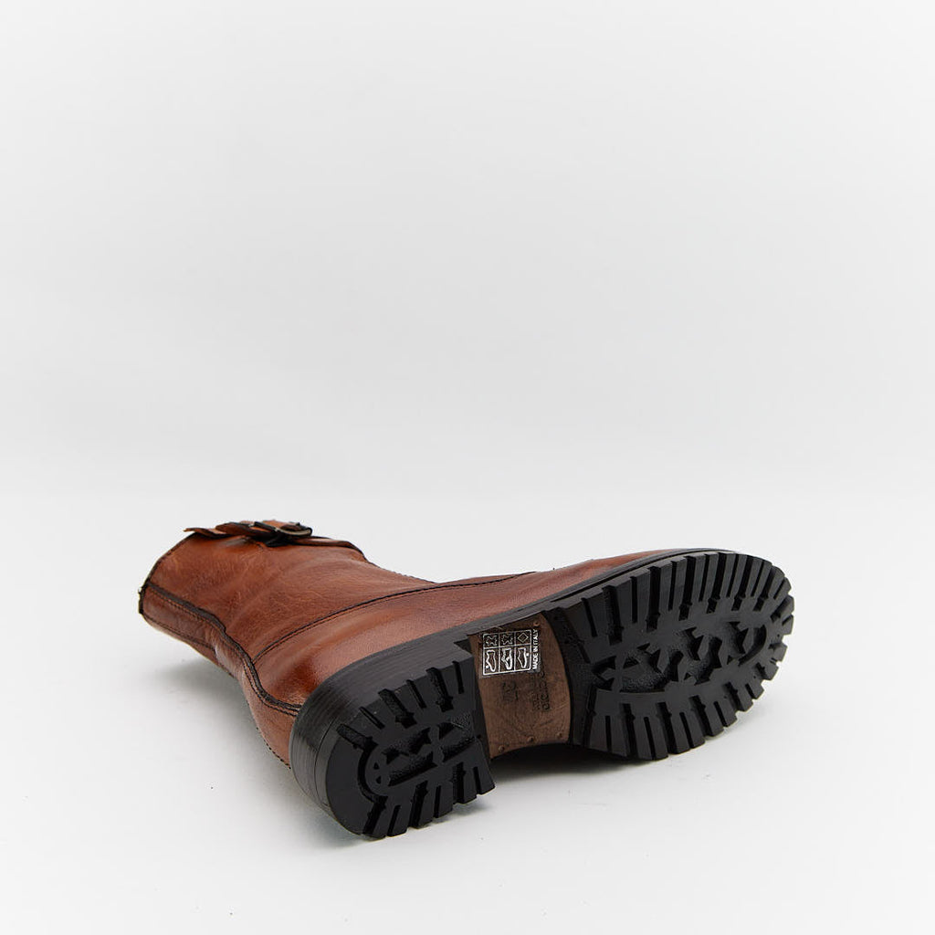 ZARID CUOIO - Stivaletto Stringato Donna in Pelle di Bufalo Tinto in Capo - HUNDRED100® - HUNDRED100