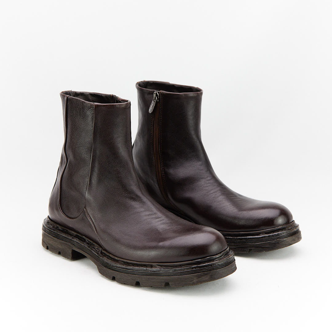 ZAWI TESTA DI MORO - Stivaletto Chelsea Uomo in Pelle di Bufalo - HUNDRED100® - HUNDRED100